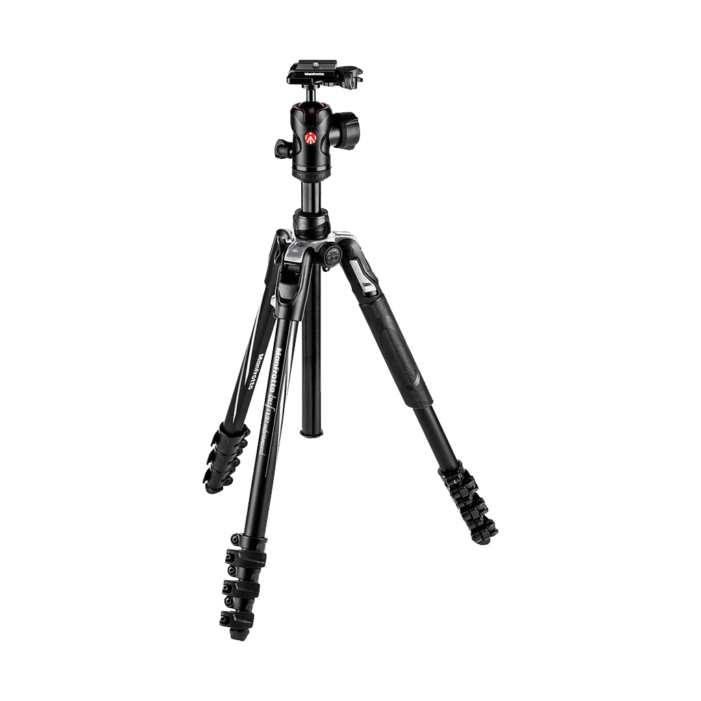 Manfrotto Befree Advanced Travel Aluminum Tripod with 494 Ball Head (Lever Locks, Black)