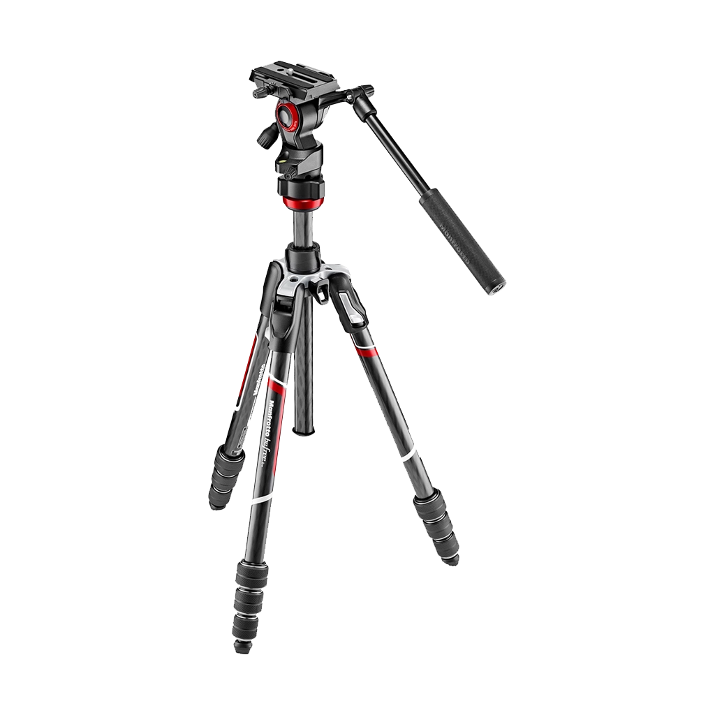 Manfrotto Befree Live Carbon Fiber Video Tripod Kit with Twist Leg Locks