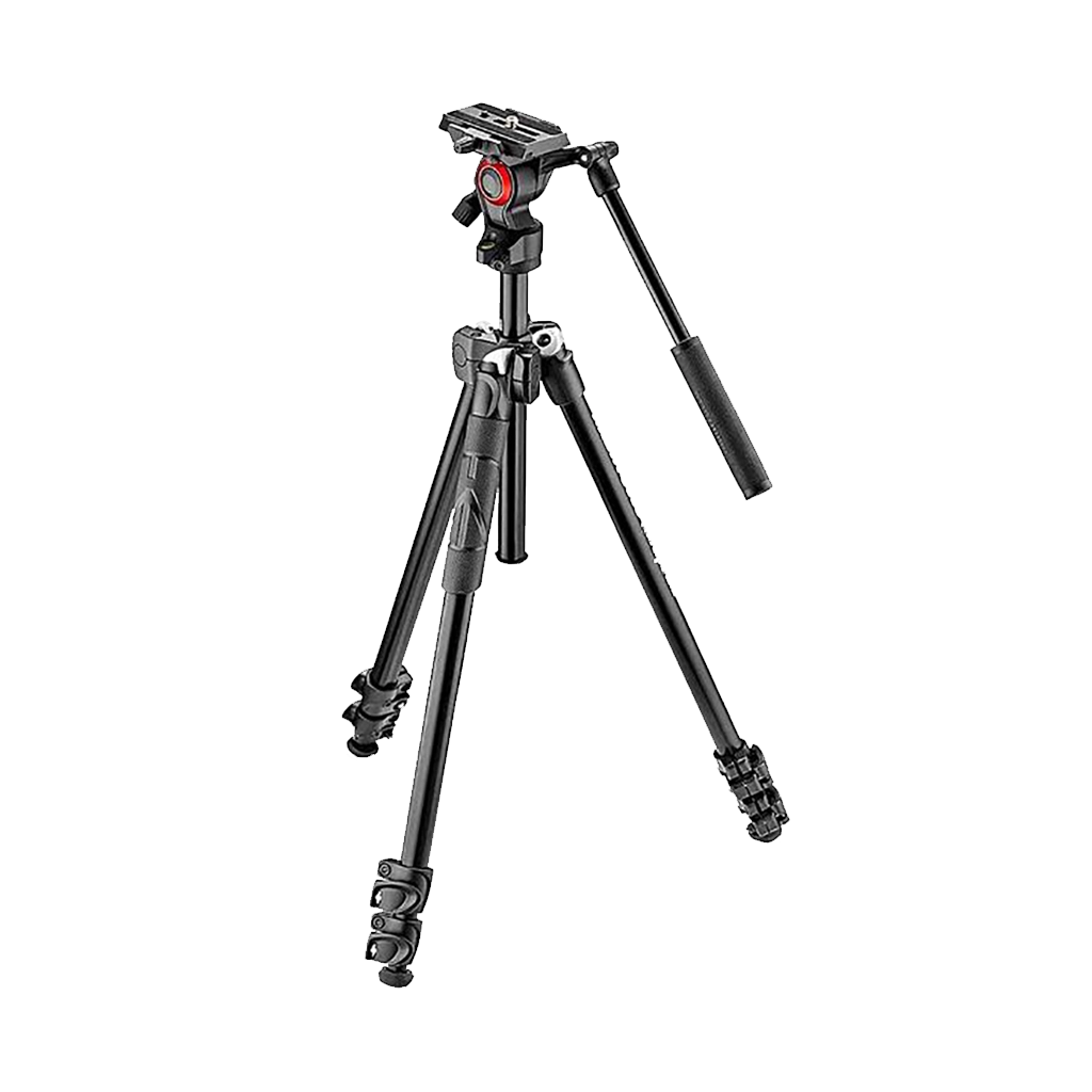 Manfrotto MK290LTA3-V 3-Section Light Aluminium Tripod with Befree Live Video Head