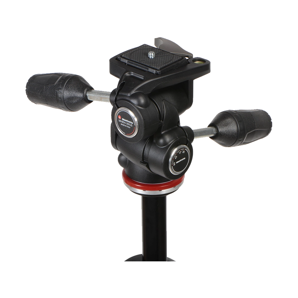 Manfrotto MK290XTA3-3W 290 Xtra Aluminium 3-Section Tripod with 3-Way Head