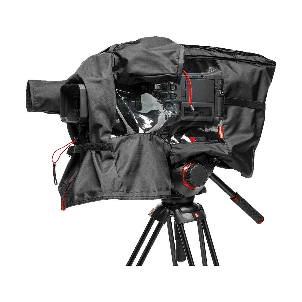 Manfrotto RC-10 Pro Light Video Camera Raincover for Medium-Size Camcorder / DSLR Rig (Black)