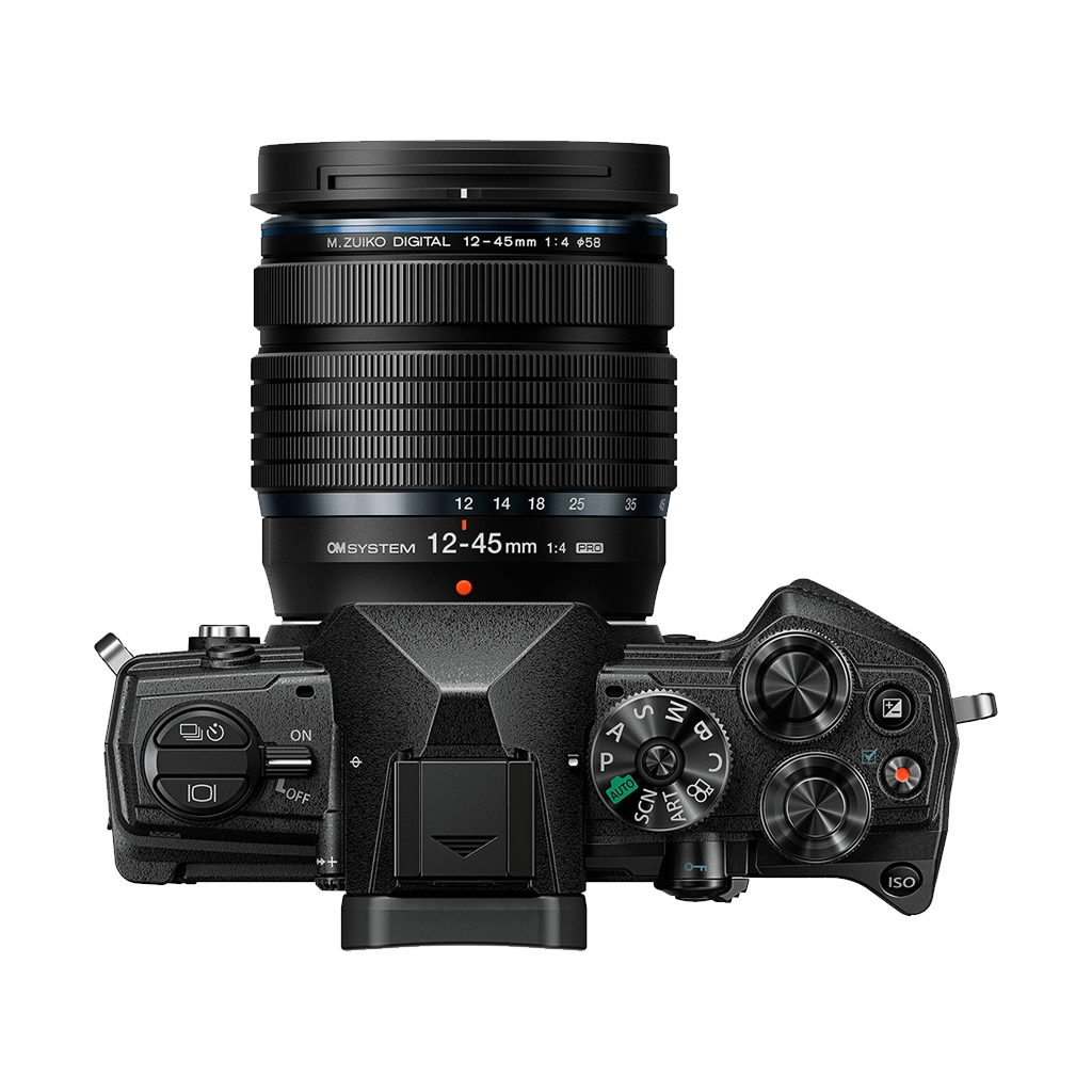 OM SYSTEM OM-5 Mirrorless Camera with 12-45mm f/4 PRO Lens (Black)