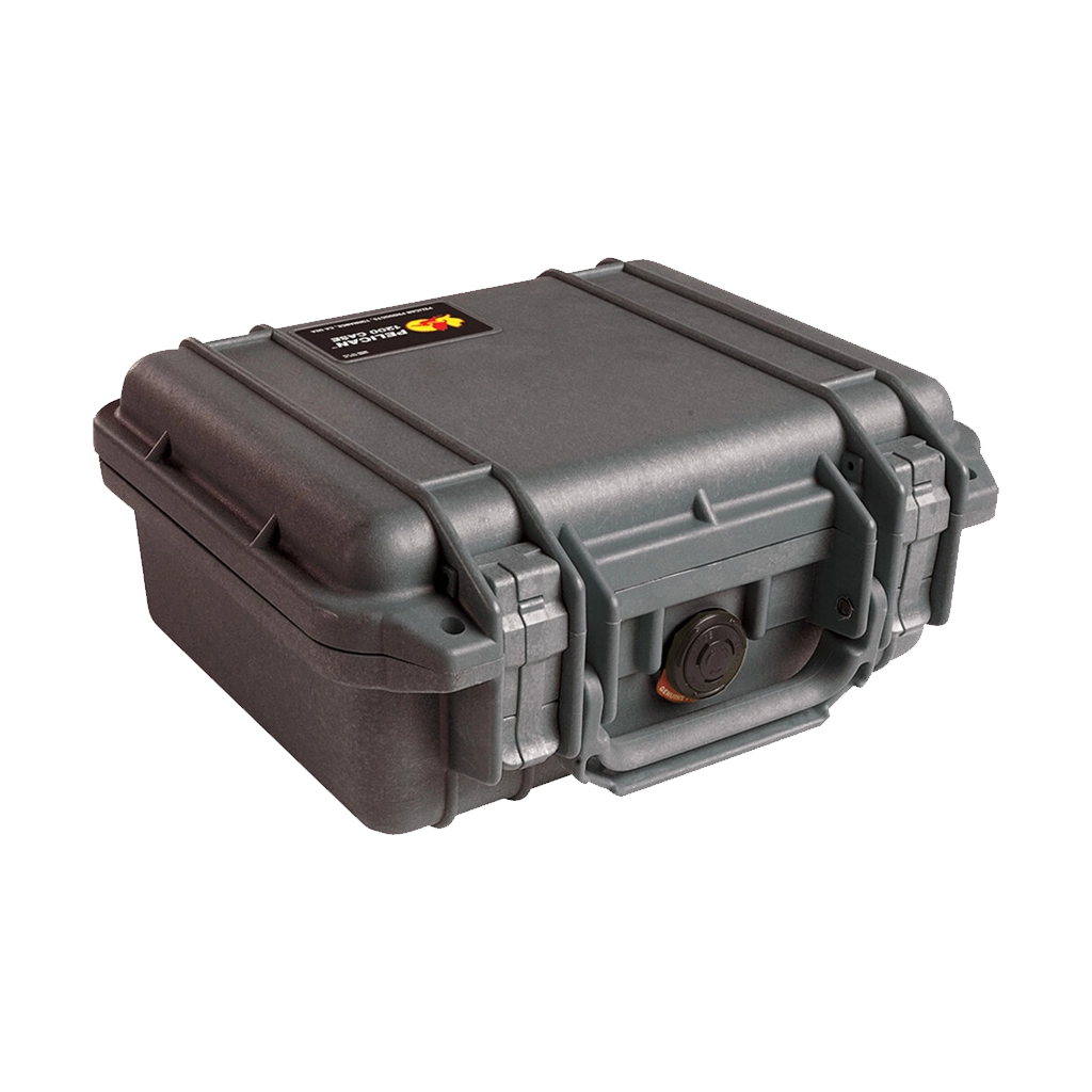 Pelican 1200 Case (Black) with Pick 'N Pluck Foam