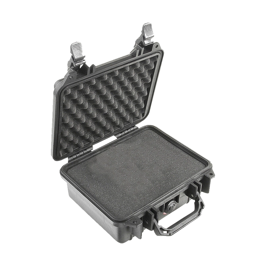 Pelican 1200 Case (Black) with Pick 'N Pluck Foam