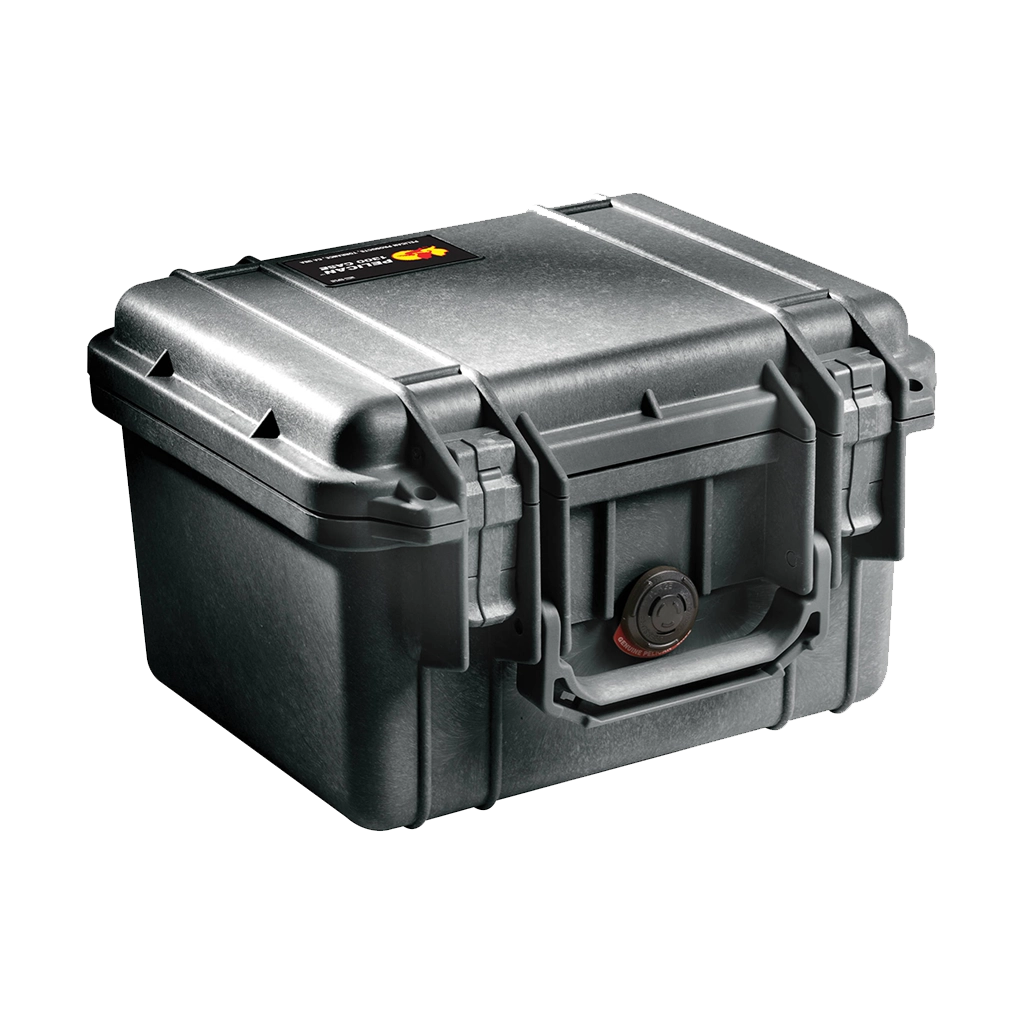 Pelican 1300 Case (Black) with Pick 'N Pluck Foam