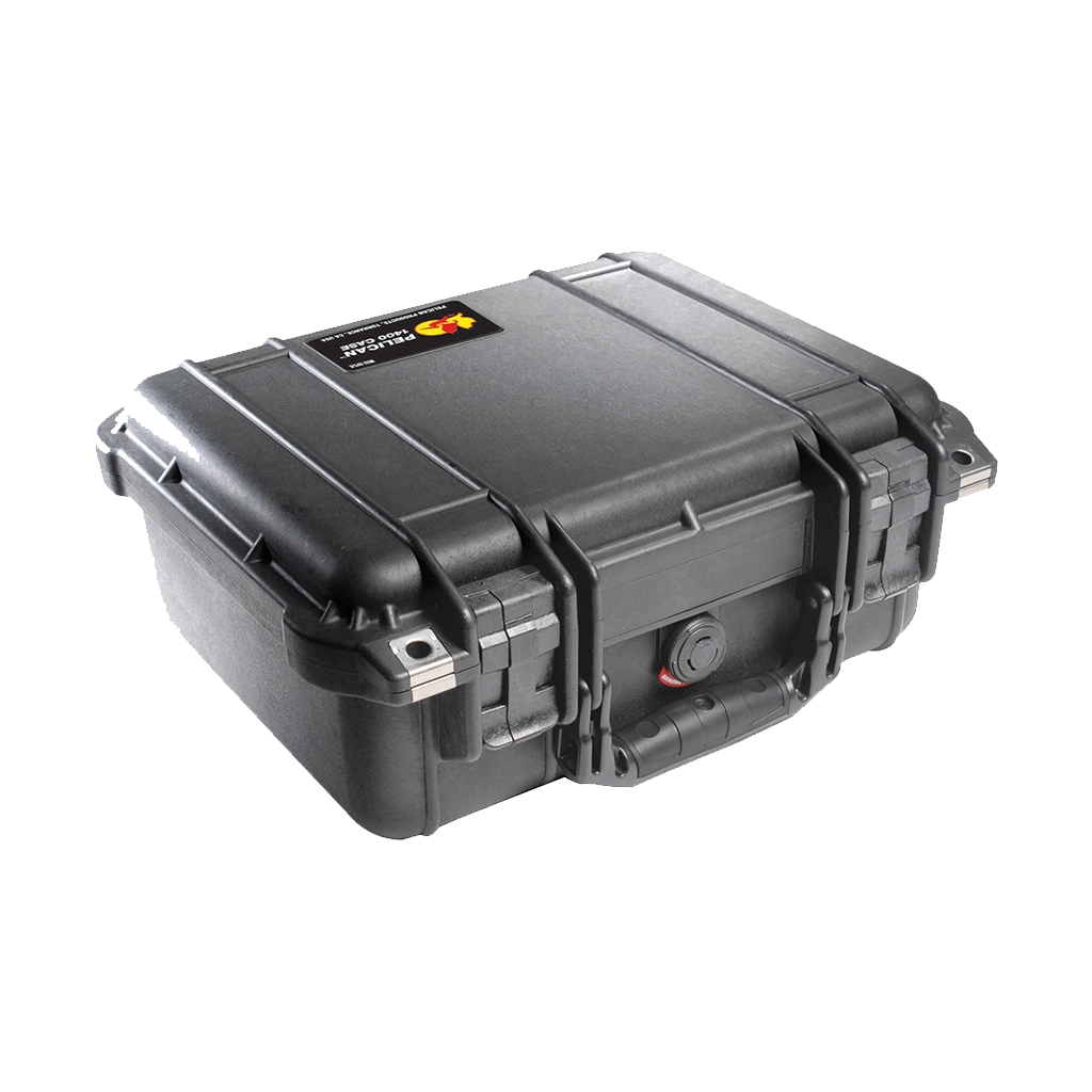 Pelican 1400 Case (Black) with Pick 'N Pluck Foam