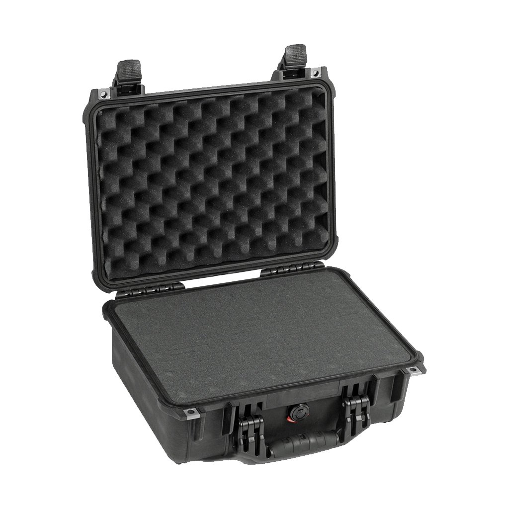 Pelican 1450 Case (Black) with Pick 'N Pluck Foam