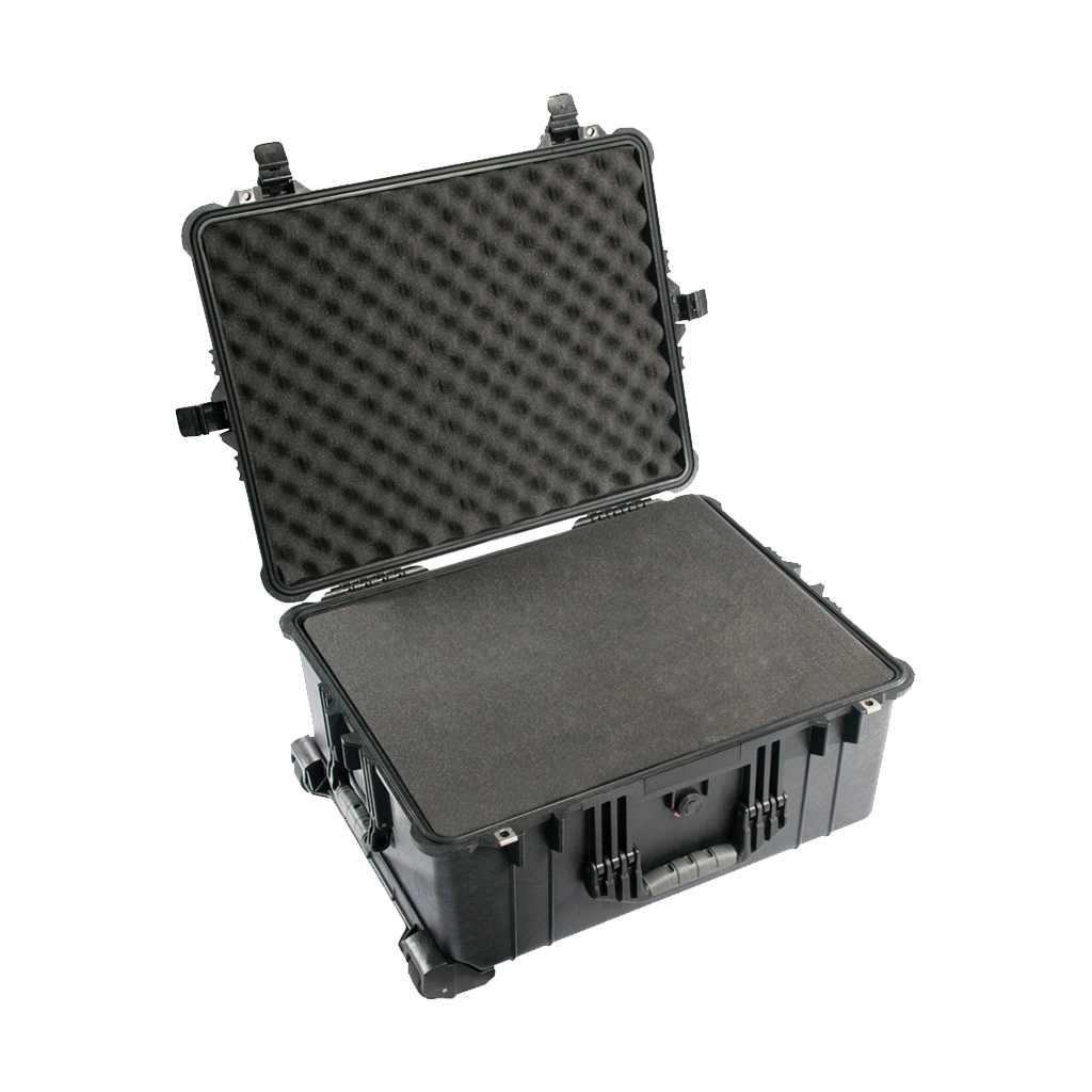 Pelican 1610 Case (Black) with Pick 'N Pluck Foam