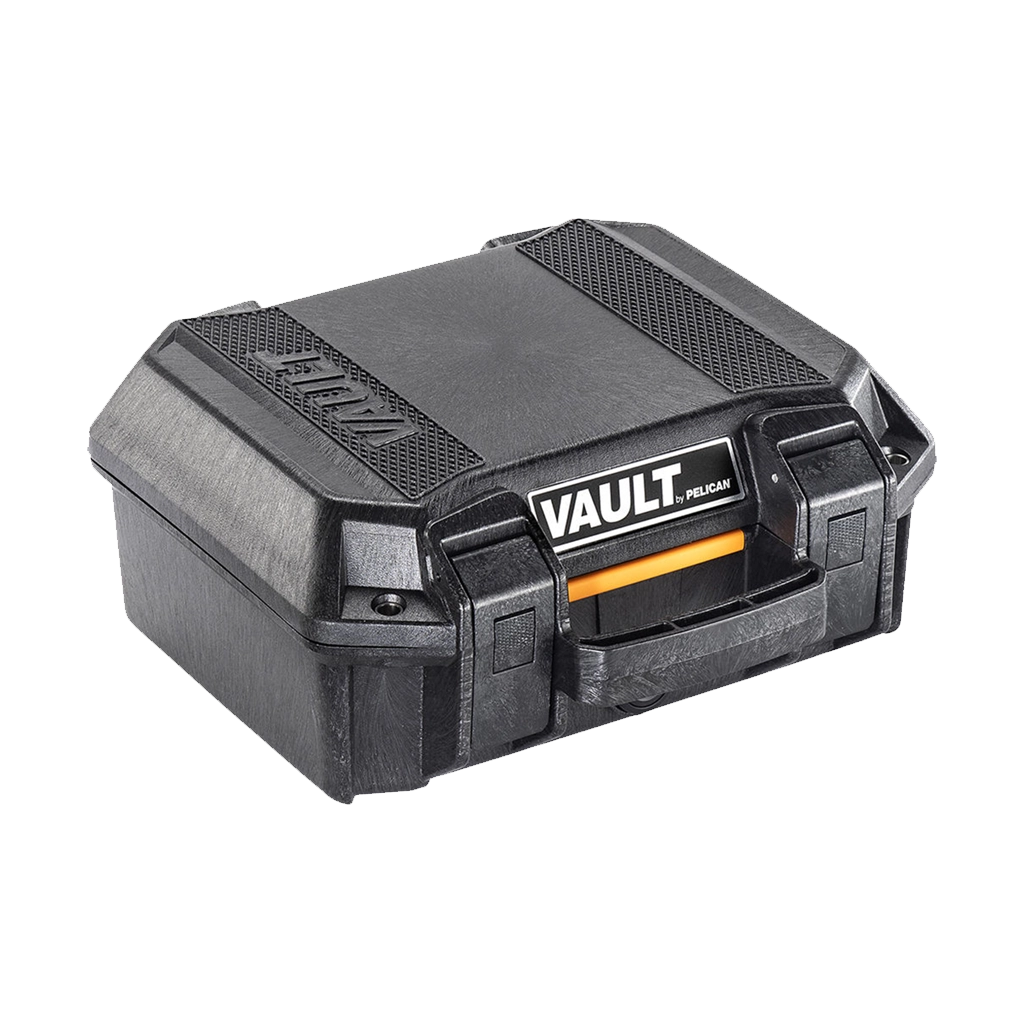 Pelican Vault V100 Small Case with Foam Insert (Black)