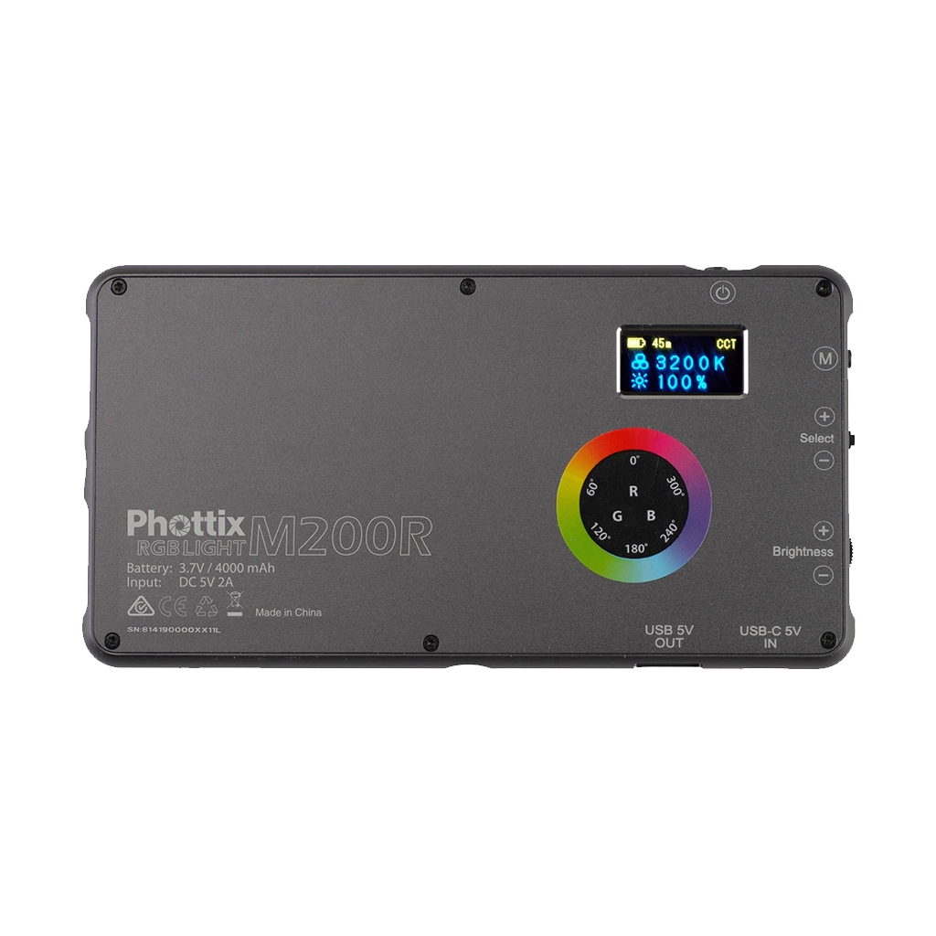 Phottix M200R RGB LED Light