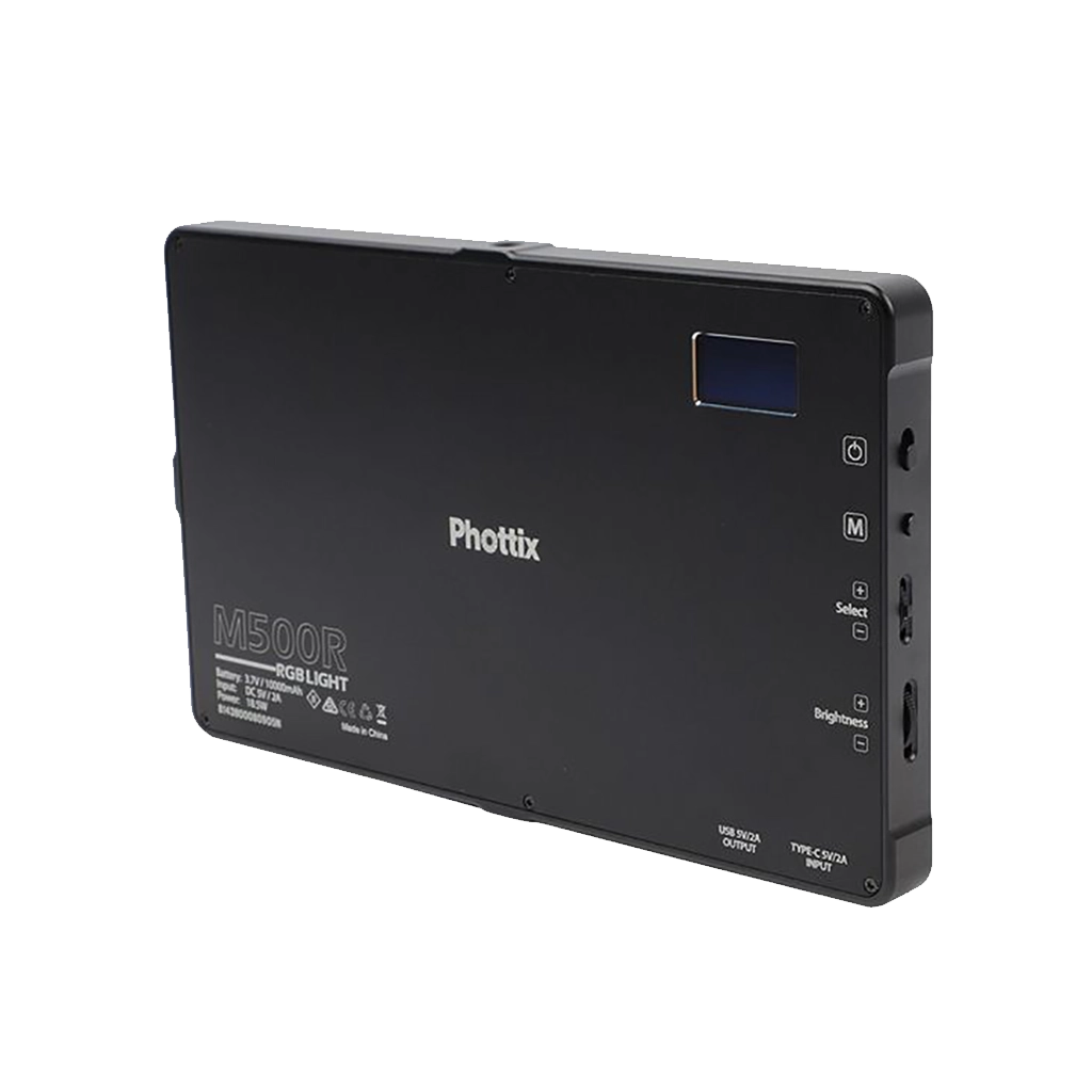 Phottix M500R RGB Panel LED Light
