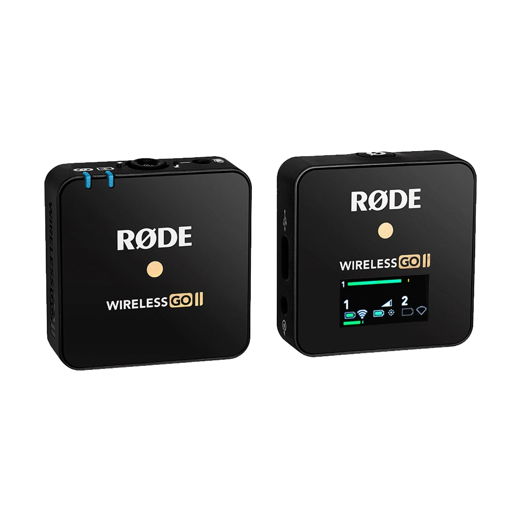 Rode Wireless GO II Single Compact Digital Wireless Microphone System/Recorder (2.4 GHz, Black)