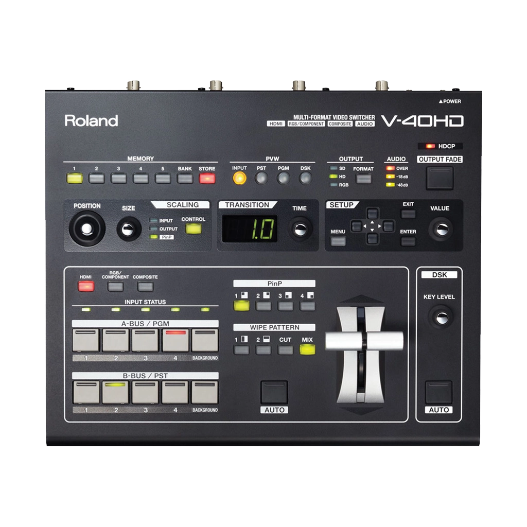 Roland V-40HD Multi-Format Video Switcher