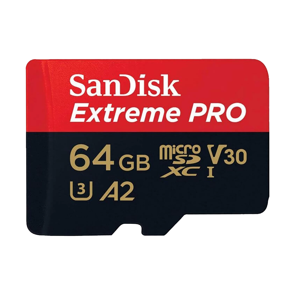 SanDisk 64GB Extreme PRO 200MB/s UHS-I microSDXC Memory Card