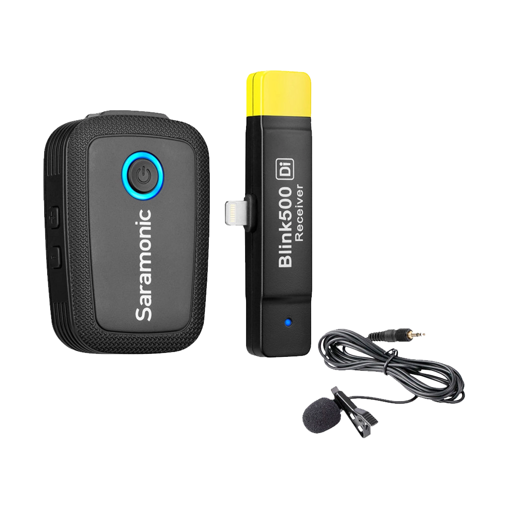 Saramonic Blink 500 B3 Digital Wireless Omni Lavalier Microphone System for Lightning iOS Devices (2.4 GHz)