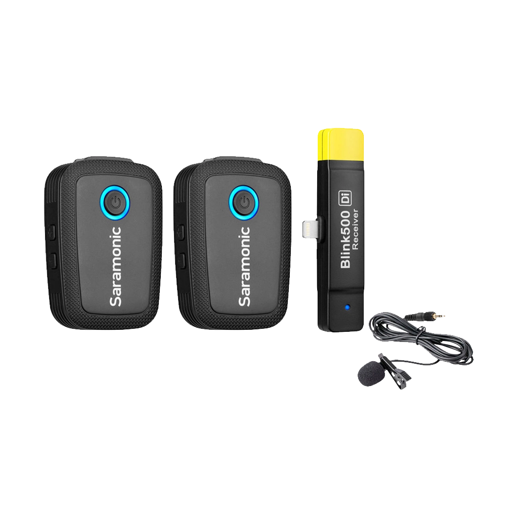 Saramonic Blink 500 B4 2-Person Digital Wireless Omni Lavalier Microphone System for Lightning iOS Devices (2.4 GHz)