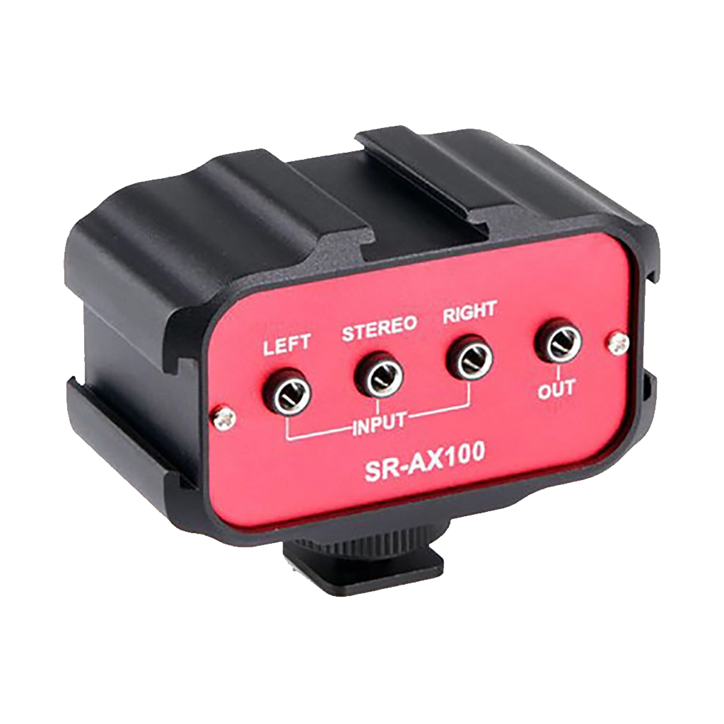 Saramonic SR-AX100 Passive 2-Channel Audio Adapter for DSLR Cameras