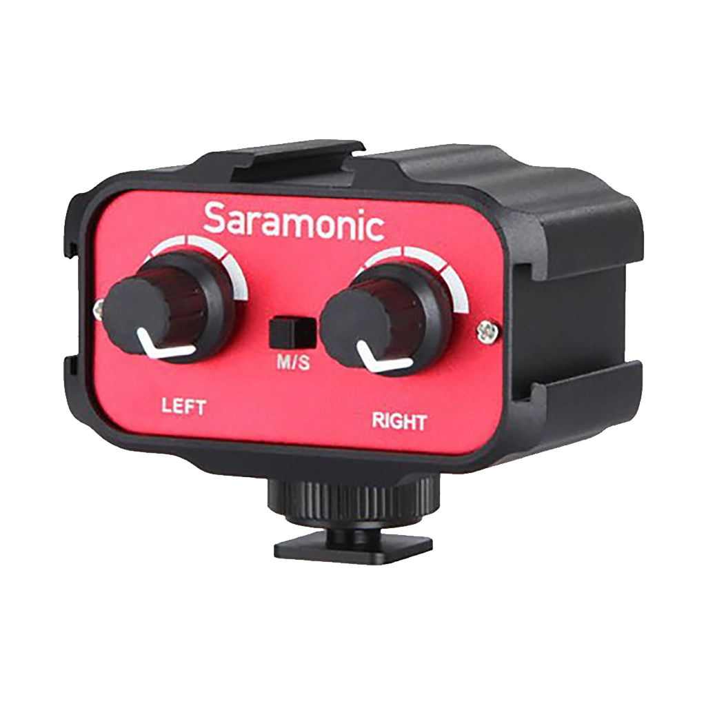 Saramonic SR-AX100 Passive 2-Channel Audio Adapter for DSLR Cameras