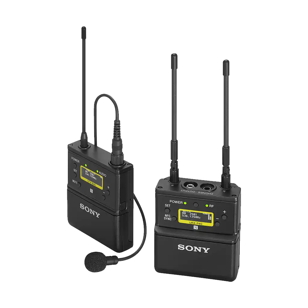Sony UWP-D21 Camera-Mount Wireless Omni Lavalier Microphone System (UC14:  470 to 542 MHz) - Orms Direct - South Africa