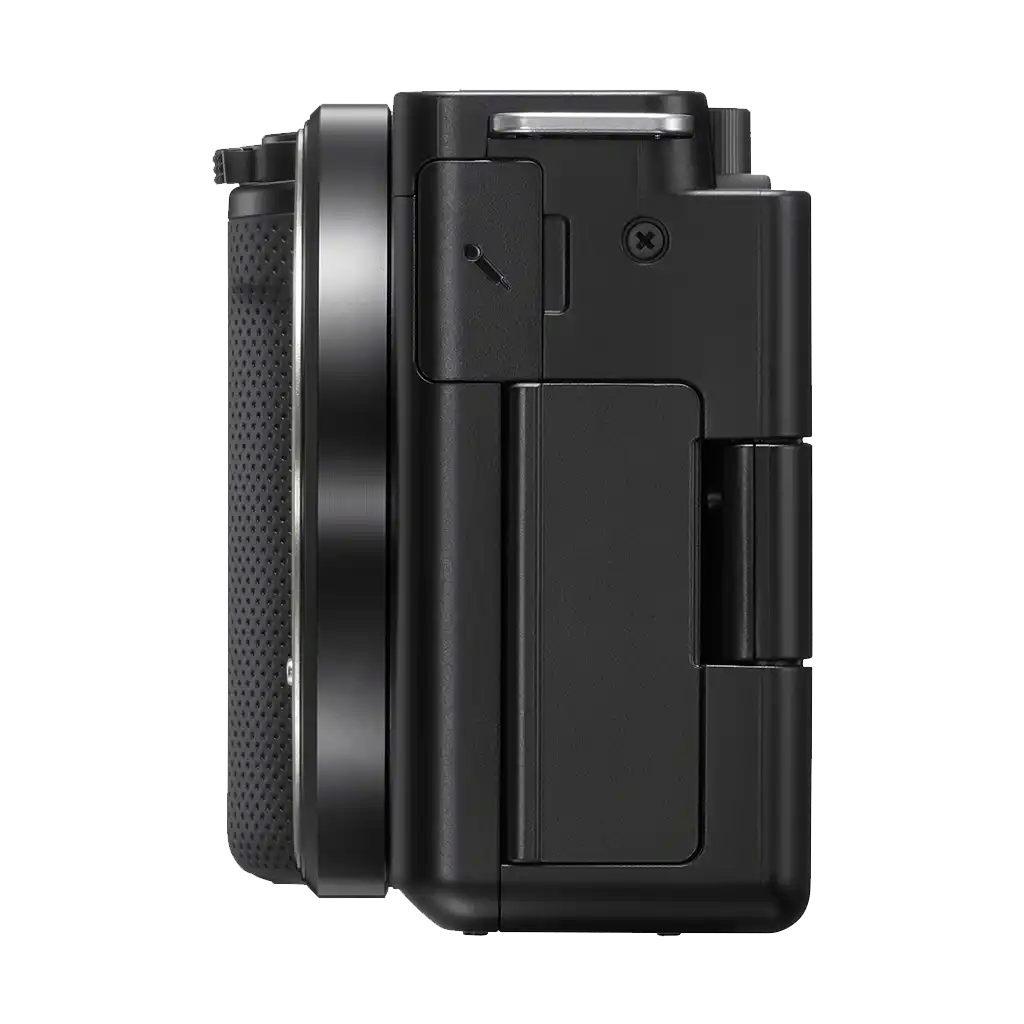 Sony ZV-E10 Mirrorless Camera with 16-50mm and 55-210mm Lens + Sony Soulder Bag and 32GB SD Card (Black)