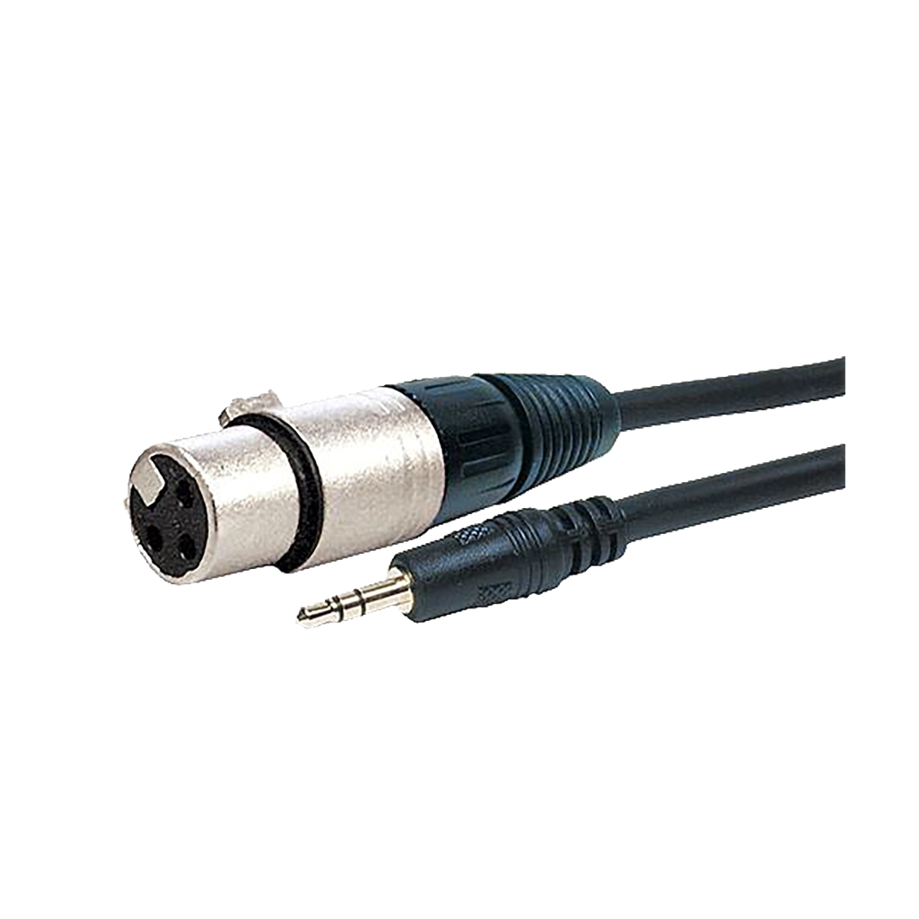 XLR Female To 3 5mm Stereo Mini Jack Audio Cable 30cm Orms Direct xlr-female-to-3-5mm-stereo-mini-jack-audio-cable-30cm-orms-direct