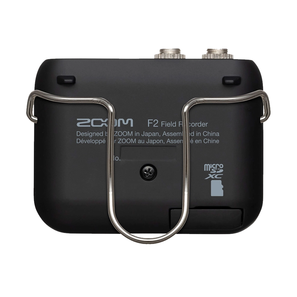 Zoom F2 Ultracompact Portable Field Recorder with Lavalier Microphone