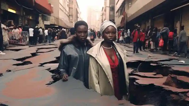 How Thekiso Mokhele Used AI To Capture The Chaos of the Joburg Explosion