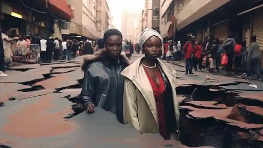 How Thekiso Mokhele Used AI To Capture The Chaos of the Joburg Explosion