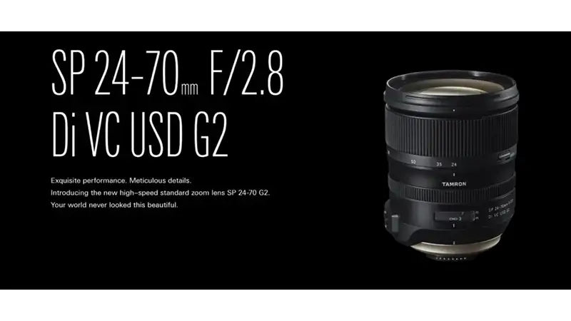 Meet the Tamron SP 24-70mm f/2.8 Di VC USD G2 Lens