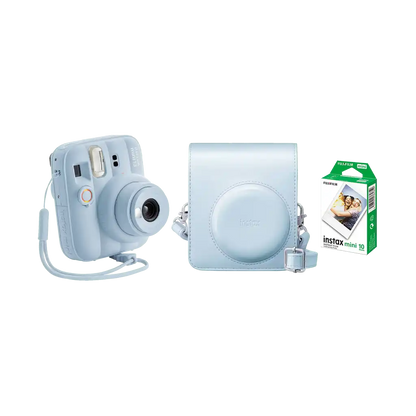 Fujifilm Instax Mini 13 Instant Film Camera Combo with 1 Film and Case (Frost Blue)