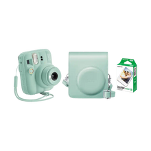Fujifilm Instax Mini 13 Instant Film Camera Combo with 1 Film and Case (Lagoon Green)