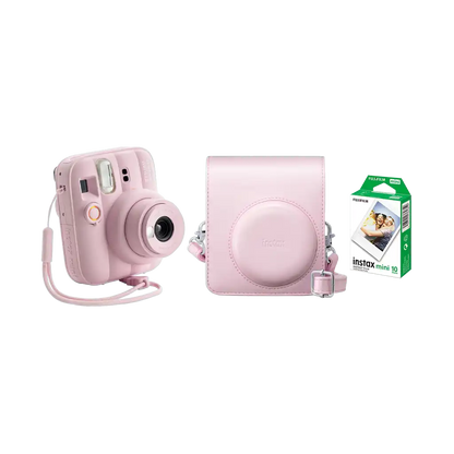 Fujifilm Instax Mini 13 Instant Film Camera Combo with 1 Film and Case (Candy Pink)