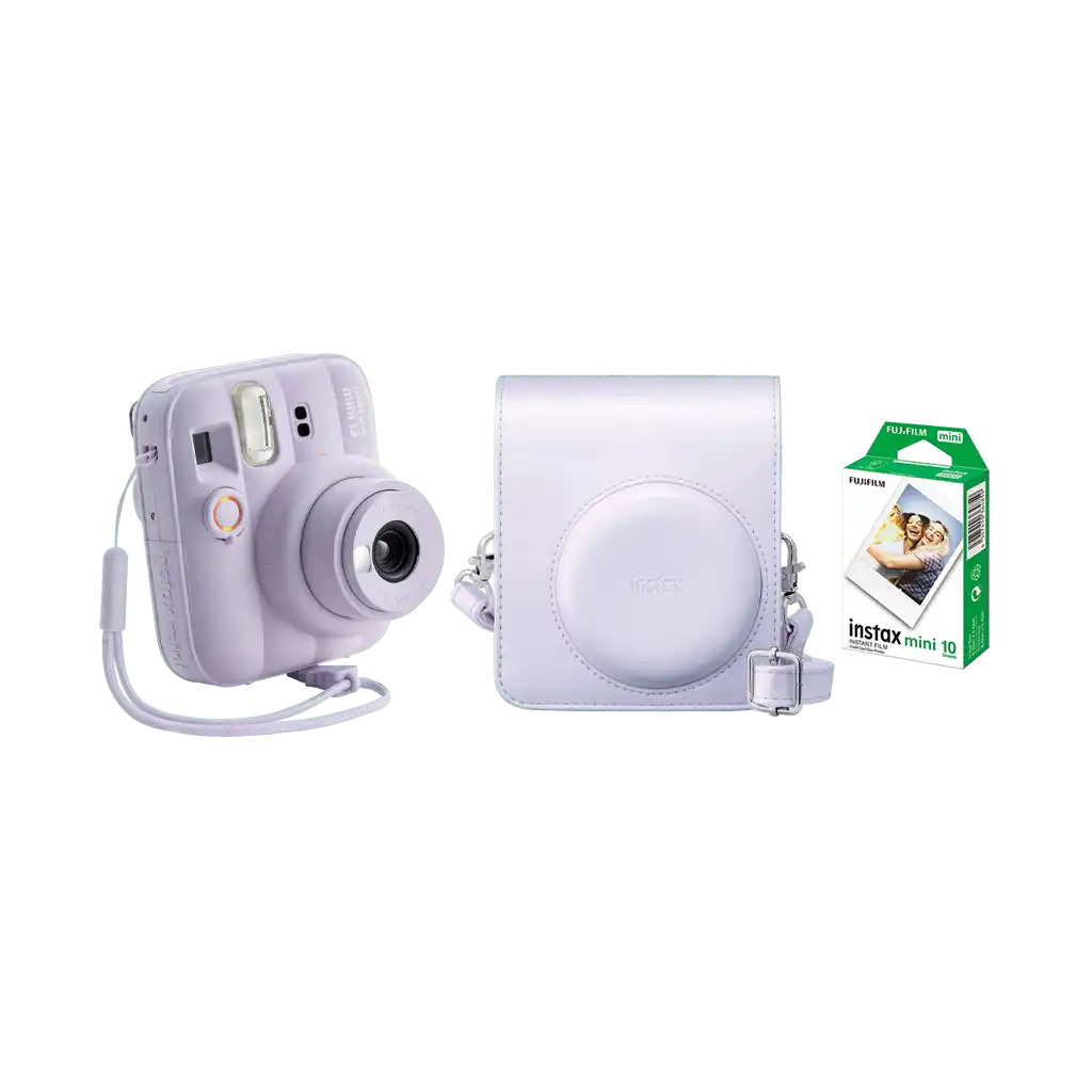 Fujifilm Instax Mini 13 Instant Film Camera Combo with 1 Film and Case (Dreamy Purple)