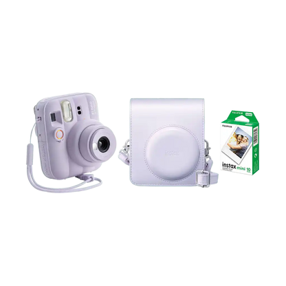 Fujifilm Instax Mini 13 Instant Film Camera Combo with 1 Film and Case (Dreamy Purple)
