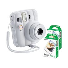 Fujifilm Instax Mini 13 Instant Film Camera Combo with 2 Films (Clay White)