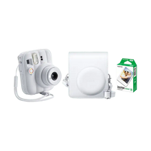 Fujifilm Instax Mini 13 Instant Film Camera Combo with 1 Film and Case (Clay White)