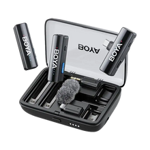 Boya BOYALINK 2 3-in-1 2-Person Wireless Microphone System with Interchangeable Connectors (2.4 GHz)