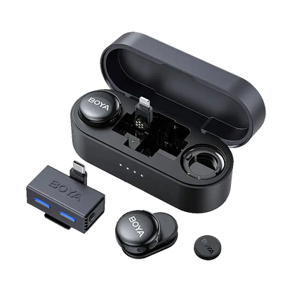 Boya BOYALINK 3 AI-Powered 2-Person Wireless Microphone System for Cameras and Mobile Devices