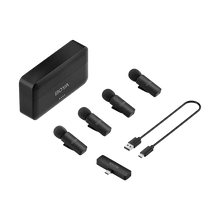 Boya BY-V4U Ultracompact 4-Person Wireless Microphone System with USB-C Connector for Mobile Devices