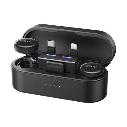 Boya BOYALINK 3 AI-Powered 2-Person Wireless Microphone System for Cameras and Mobile Devices