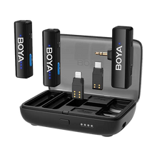 Boya BOYALINK 2 3-in-1 2-Person Wireless Microphone System with Interchangeable Connectors (2.4 GHz)