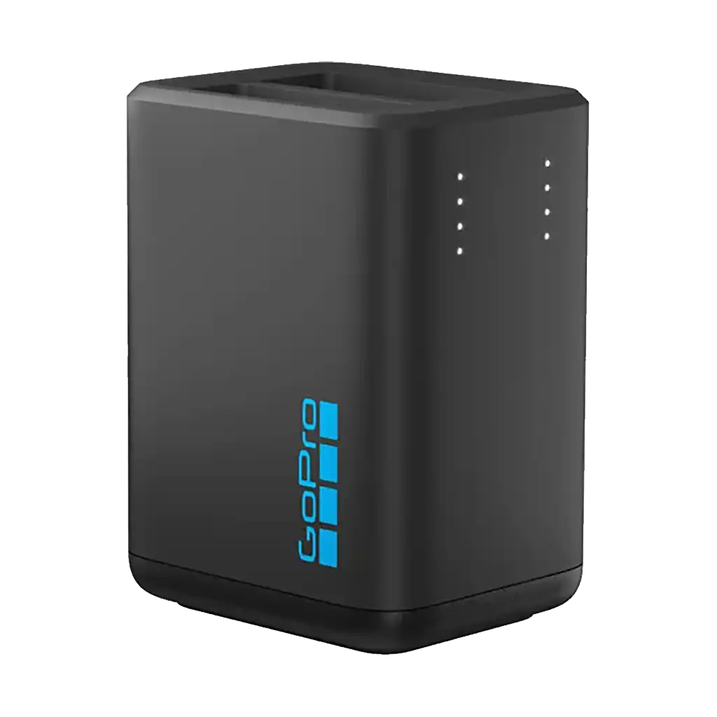 GoPro Dual-Battery Charger with Enduro 2 Battery for MISSION 1 Series and HERO13 Black