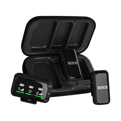 Rode Wireless Micro 2-Person Ultracompact Wireless Microphone Pro System for Cameras and Mobile Devices (2.4 GHz)