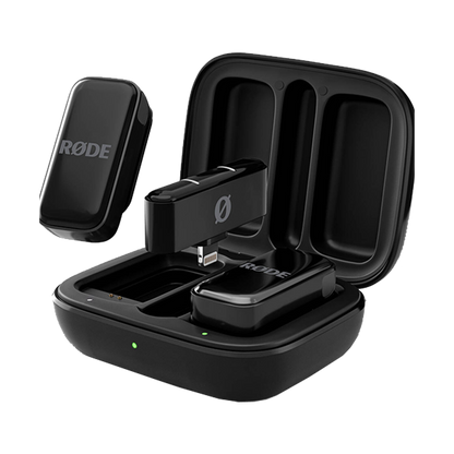 Rode Wireless Micro 2-Person Ultracompact Wireless Microphone System with Lightning Connector (2.4 GHz, Black) with Free Rode Interview Micro (Valued at R600)
