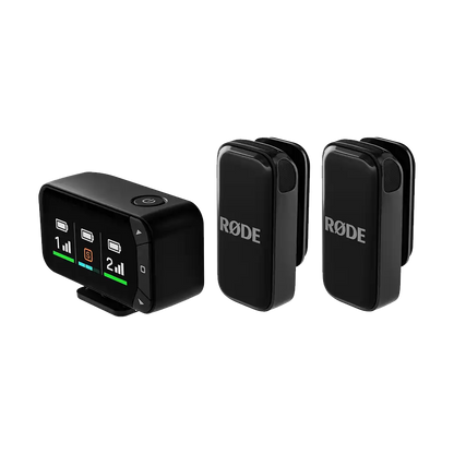 Rode Wireless Micro 2-Person Ultracompact Wireless Microphone Pro System for Cameras and Mobile Devices (2.4 GHz)