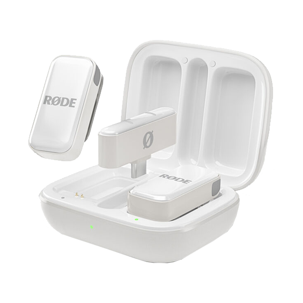 Rode Wireless Micro 2-Person Ultracompact Wireless Microphone System with Lightning Connector (2.4 GHz, White) with Free Rode Interview Micro (Valued at R600)