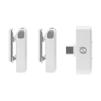 Rode Wireless Micro 2-Person Ultracompact Wireless Microphone System with Lightning Connector (2.4 GHz, White) with Free Rode Interview Micro (Valued at R600)