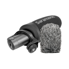 Saramonic CamMic+ Battery-Powered Camera-Mount Shotgun Microphone for DSLR Cameras and Smartphones with Furry