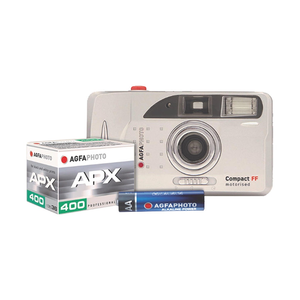 AgfaPhoto 35mm Analogue Camera With B&W APX400 Film and Battery