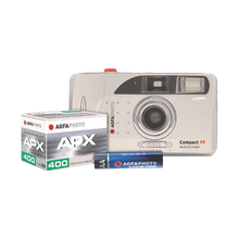 AgfaPhoto 35mm Analogue Camera With B&W APX400 Film and Battery